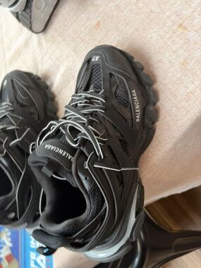 Balenciaga Black Kids Trail Runner Sneakers